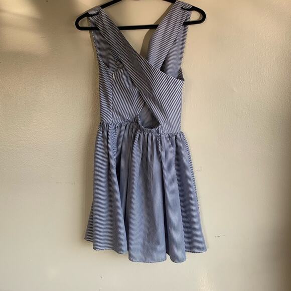 ASOS Black and White Striped Mini Dress - Picture 2 of 8